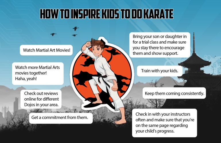 How to inspire kids to do karate